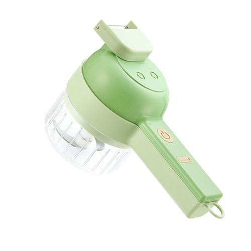 Kitchen Goods Electric Vegetable Cutter Set - 4 in 1 Portable, Rechargeable, Wireless Food Processor & Chopper Machine for Pepper, Garlic, Onion, Celery & Meat (Type1)