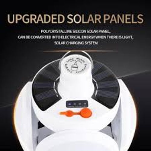 New Ultra-Bright Solar-Powered Camping Lantern with Detachable Battery – LED Tent Light & Emergency Power Bank