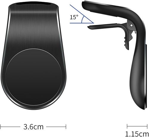 Best-selling F3 magnetic air vent phone holder – car air vent mobile phone mount (L-shaped)
