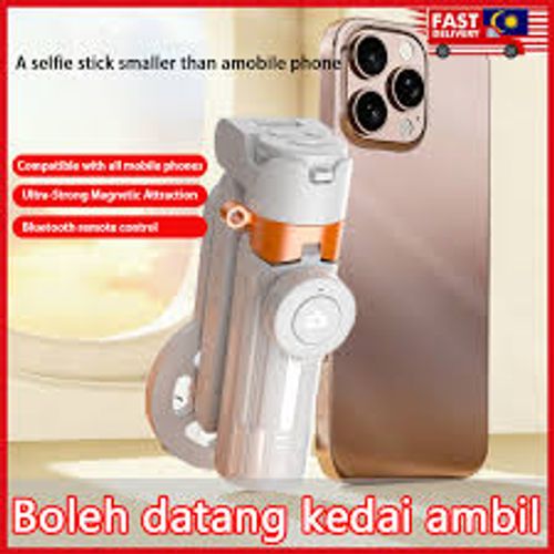 Mini Multifunctional Portable Bluetooth Selfie Stick & Magnetic Stand for Travel and Mobile Photography