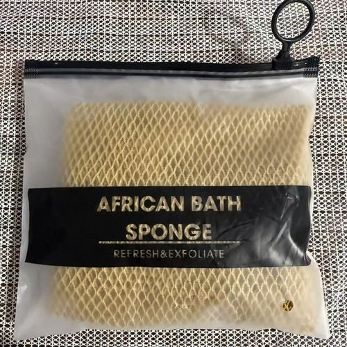 African Bath Sponge – Long Exfoliating Mesh Body Scrubber for Shower, Bath & Daily Body Cleansing