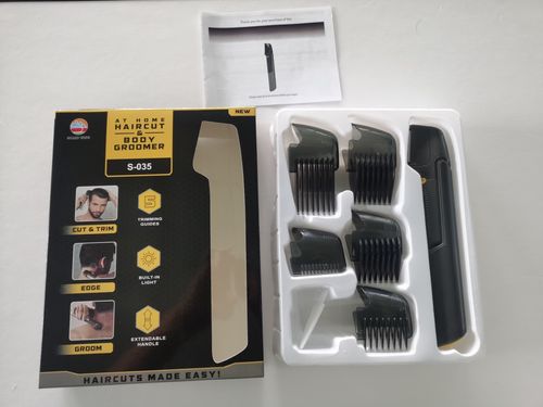 New multifunctional electric hair clipper for men, retractable shaver, five-in-one electric hair trimmer