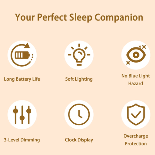 Viral Multifunctional Mecha-Style Nightlight Clock: Bedside Lamp, Reading & Study Light for Kids
