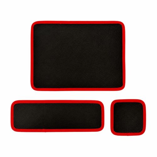 Double-sided magnetic tool pad magnet tool storage pad black and red repair magnetic leather pad
