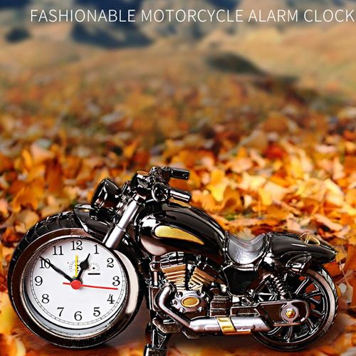 New-style motorcycle alarm clock – a trendy, unique, and creative bedside clock, perfect for students and home decor.