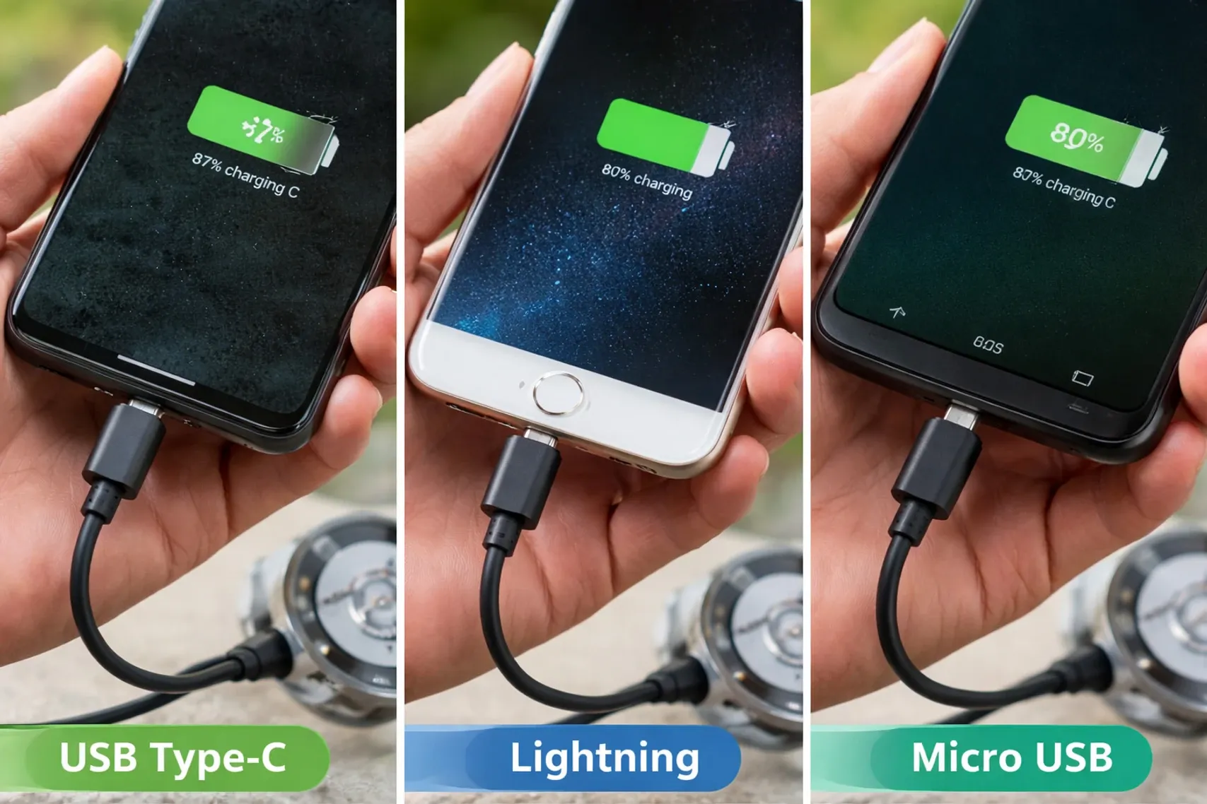 ASTOUND Universal Retractable 3 in 1 Multi Multiple 3in1 USB Charging Charger Cable