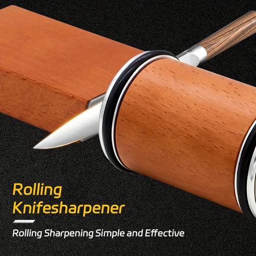 Rolling Knife Sharpener   Aluminum Alloy & Diamond Abrasive Roller Sharpening Stone