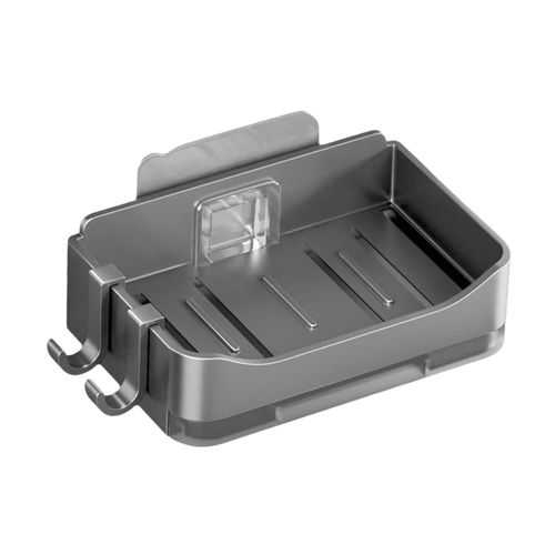 No-punch soap box does not accumulate water new style soap box bathroom double-layer soap drain box household soap storage