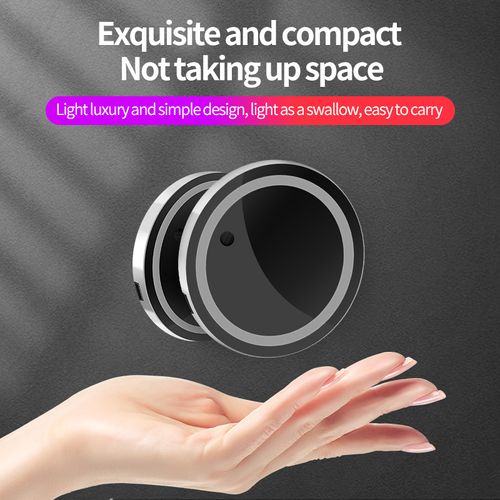 7-Color LED Car Cup Holder Coaster – USB Rechargeable Ambient Mood Light