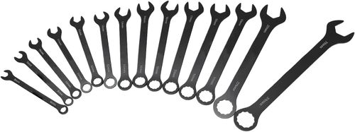 14-Piece Combination Wrench Set (Open-End & Ring) – Automotive Repair Tool Kit