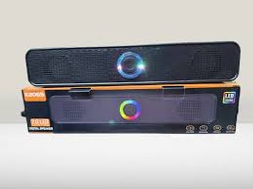Wired DesktopHome Computer Speaker – Portable Soundbar with Subwoofer, RGB Lighting, and Bluetooth Connectivity (Suitable for Laptops & Desktops)