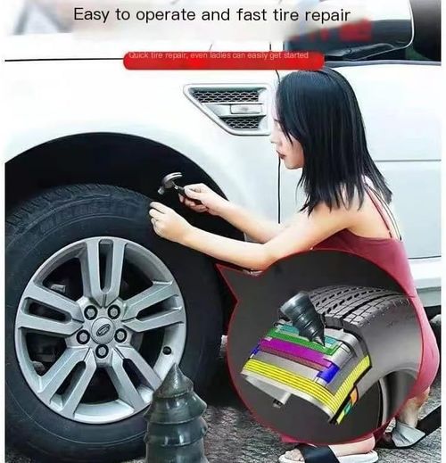Tubeless Tire Repair Kit – Emergency Tire Plug Nails for Quick Flat Tire Repairs on Cars, Motorcycles & SUVs