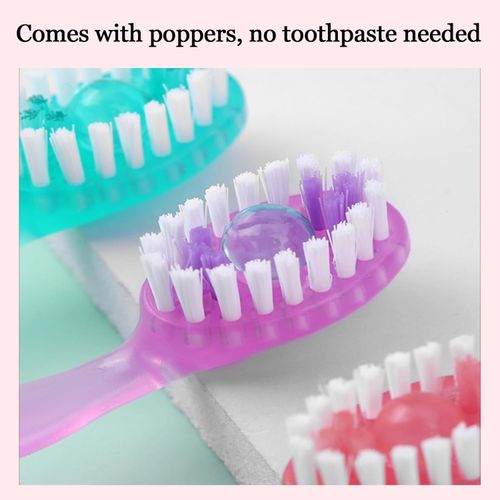 Disposable Mini Toothbrush with Fresh-Breath Bead – Multifunctional Floss, Oral Cleaning, Portable for Travel