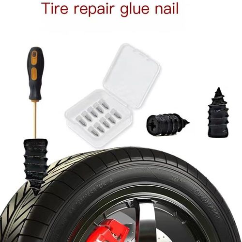Tubeless Tire Repair Kit – Emergency Tire Plug Nails for Quick Flat Tire Repairs on Cars, Motorcycles & SUVs
