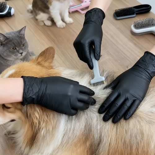 50-Count Black Box: Black, Powder-Free, Food-Grade, Oil-Resistant, Non-Slip, Thickened Nitrile Gloves