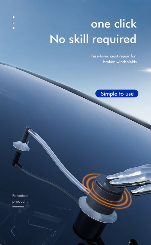 New Car Windshield Repair Kit – Quick-Fix Solution for Cracks and Scratches on Auto Glass