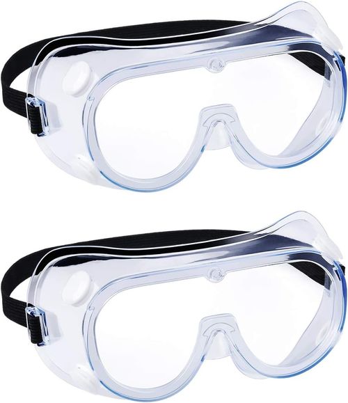 High-definition, windproof, dustproof, and anti-fog transparent protective goggles, fully enclosed men's and women's work safety glasses, protective eye shields