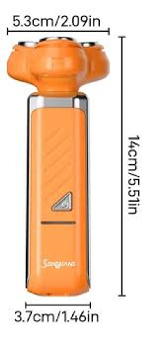 Electric shaver floating three-head shaver stainless steel blade portable shaving gift box for boyfriend shaving