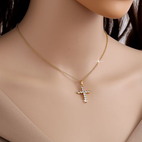✨Sparkling Cross Necklace | Effortless Vibe-Enhancing Elegance✨