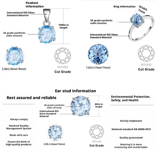 Eternal Classic Octopus 925 Sterling Silver Inlaid with Colorful Zirconia Set