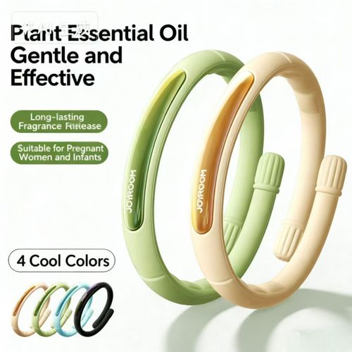 JOYROOM Essential Oil Mosquito Bracelet for Adults & Kids – Natural Plant-Based Insect Repellent for Outdoors