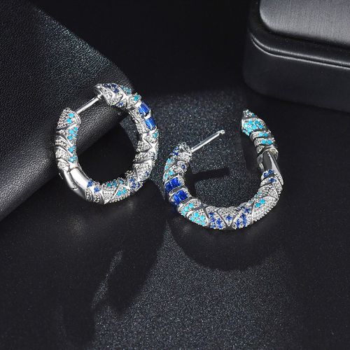 ✨Deep-Sea Snake-Pattern Hoop Earrings | Cool Elegance Cranked Up to 100!