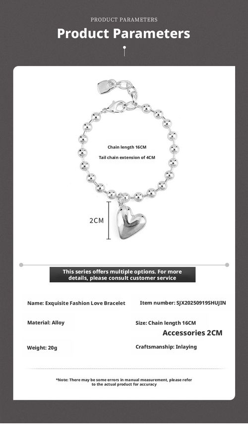 Crystal Crushed Silver Bracelet (Silver) + Heart Beaded Bracelet (Silver) Set