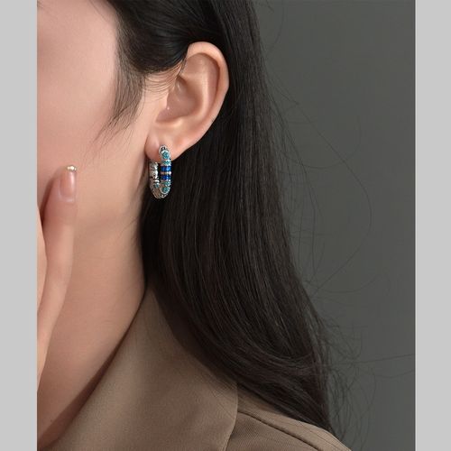 ✨Deep-Sea Snake-Pattern Hoop Earrings | Cool Elegance Cranked Up to 100!