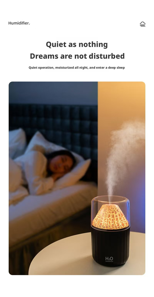 🌋 Volcano Humidifier: Hydrate + Light Up Your Vibe