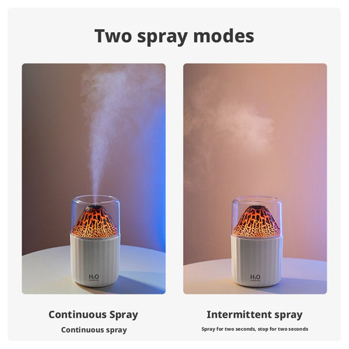 🌋 Volcano Humidifier: Hydrate + Light Up Your Vibe