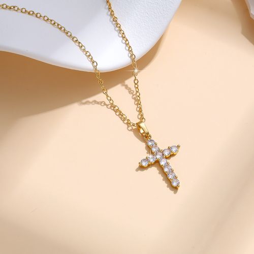 ✨Sparkling Cross Necklace | Effortless Vibe-Enhancing Elegance✨