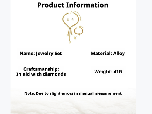 🔥Gold Chain Bling Set   Your New   Rich Girl  Vibe Uniform🔥