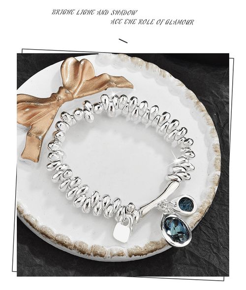 ✨ Cool-Tone Silver & Sapphire Set: Your Quietly Luxe Daily Upgrade