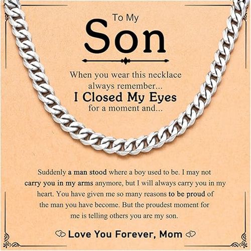 Men s Silver Cuban Chain  Finally   a Necklace That Slaps With Every Outfit    Total Vibe