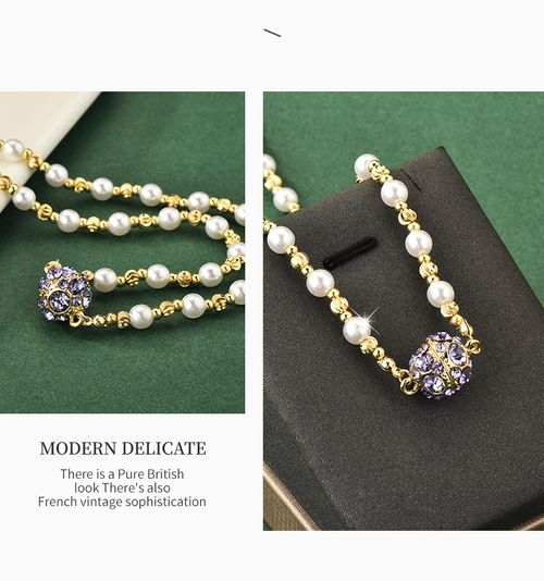 Owambe Slayer Magnetic Pearl Chain The Perfect Match For Ankara