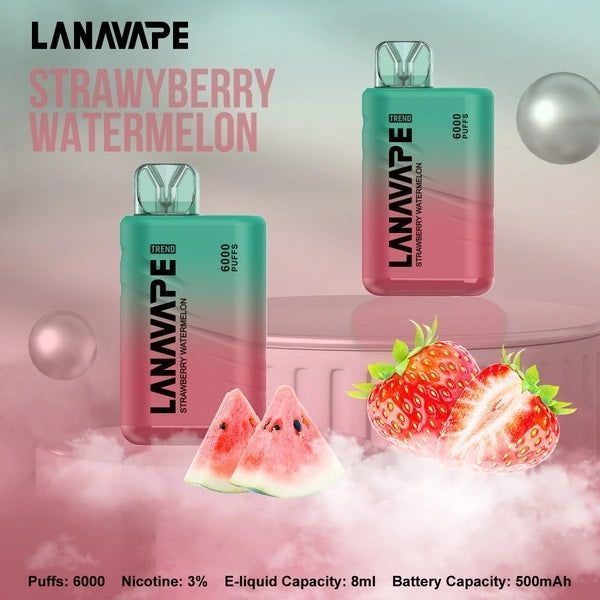 【LANA BAR BC 6000口】大容量新款拋棄式6000口-超涼款一次性電子煙-VAKA糖果雲煙館