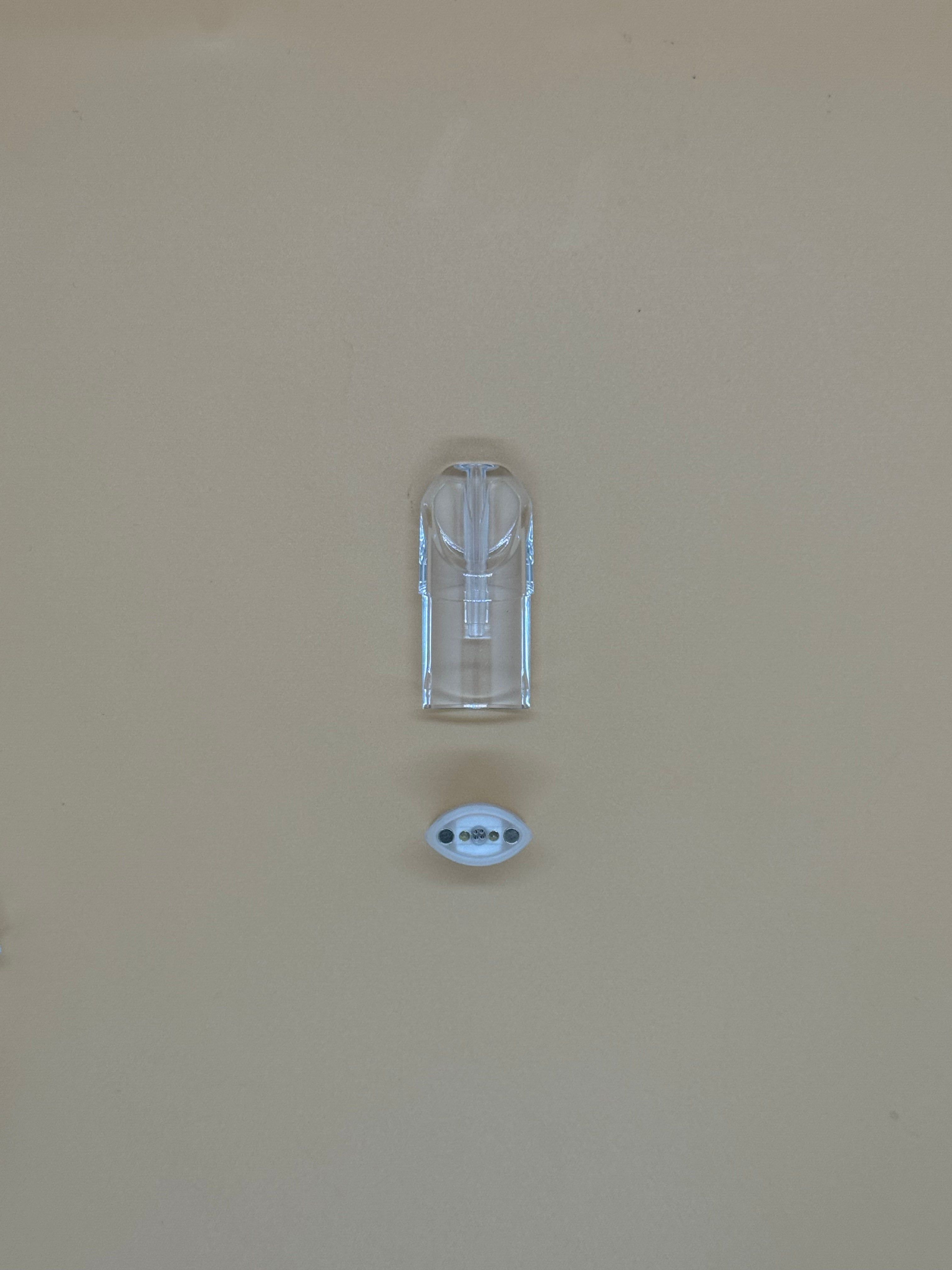 【SP2空彈1.6ML發光版】透明發光款空殼｜白色底部灌油 不漏油，不吃油｜通用一代煙桿-25/50/100顆-台灣現貨秒發