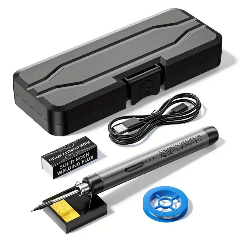 Portable soldering iron rechargeable soldering iron cordless soldering iron kit