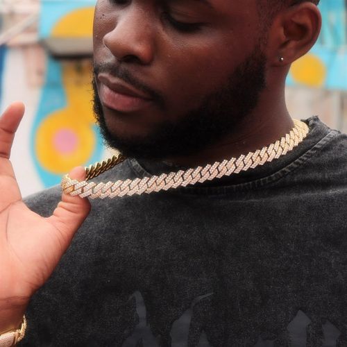 （No fading of colours！！！）Hip Hop Cuban Link Chain Necklace