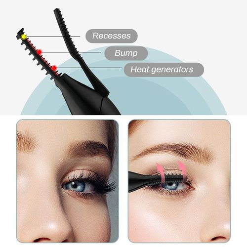🔥Electric Eyelash Curler for Instant Glam✨ Blink & Dazzle! 👁️