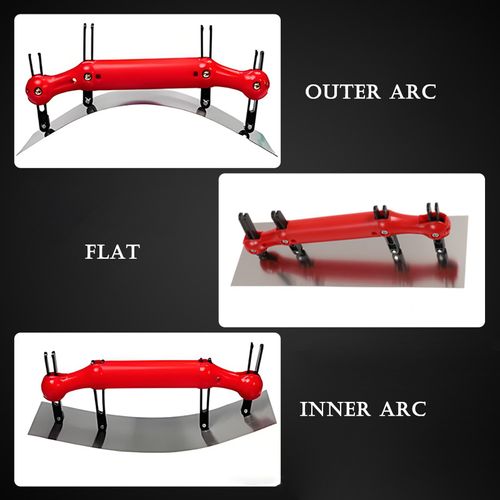 justable Arc Putty Scraper, Cylindrical Surface Trowel, Large White Trowel, Bricklayer Knife