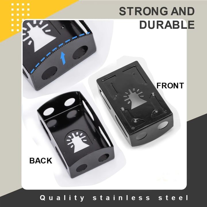 Universal Woodworking Square Opening Tool&Square Slot Knife（rectangle 1 pcs + square 1 pcs）