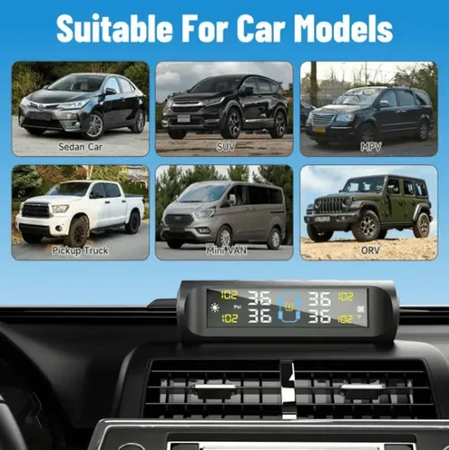 🔥🎁Solar Powered Tire Pressure Monitoring System