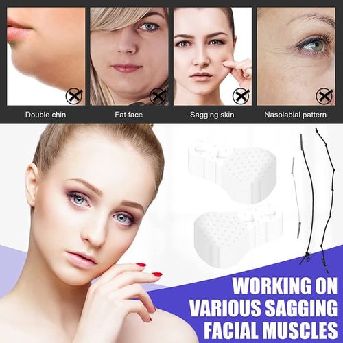 🔥（40PCS）New Ultra Invisible Waterproof Face Lift Stickers Complete Kit