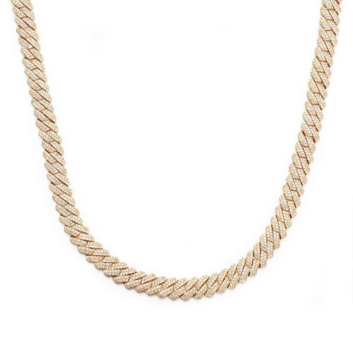 （No fading of colours！！！）Hip Hop Cuban Link Chain Necklace