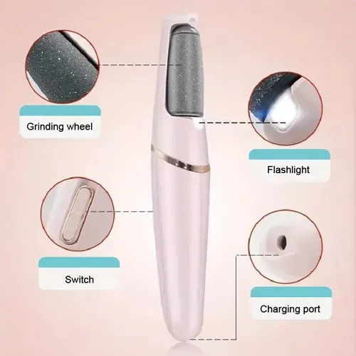 Rechargeable Electric Foot File with Foot Grinder