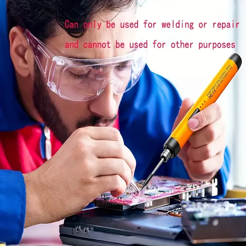 Portable soldering iron rechargeable soldering iron cordless soldering iron kit