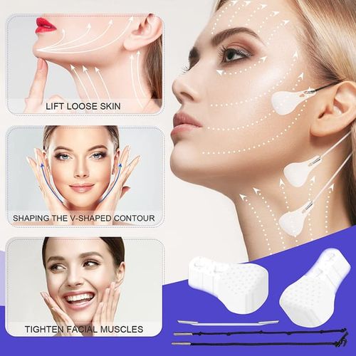 🔥（40PCS）New Ultra Invisible Waterproof Face Lift Stickers Complete Kit