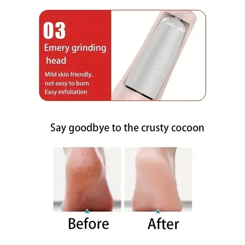 Rechargeable Electric Foot File with Foot Grinder