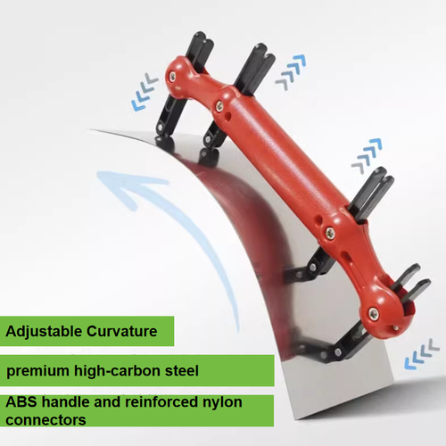 justable Arc Putty Scraper, Cylindrical Surface Trowel, Large White Trowel, Bricklayer Knife